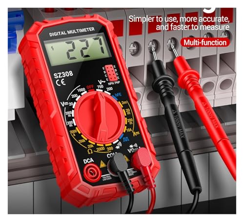 Multimètre numérique SZ308 testeur de tension courant continu triode - 3