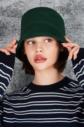 Image of VARZAR Official Store /Stud Drop Over fit Bucket hat / 6colors Unisex Deeper Small face Effect UV Protection hat