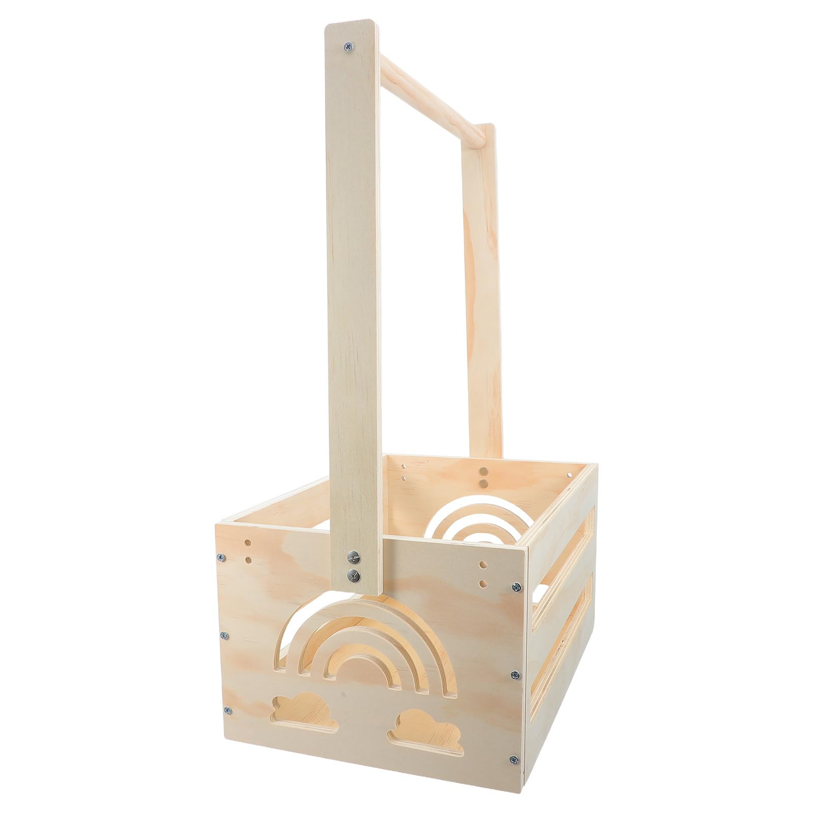 Armario de madera para ropa de mascota Veemoon con barra vertical