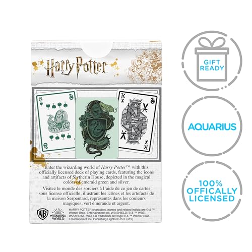 Baraja de Cartas Harry Potter Slytherin Póker miniatura 7