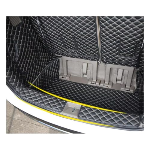 Tapis coffre KIA Carnival anti-salissure ensemble complet personnalisé noir