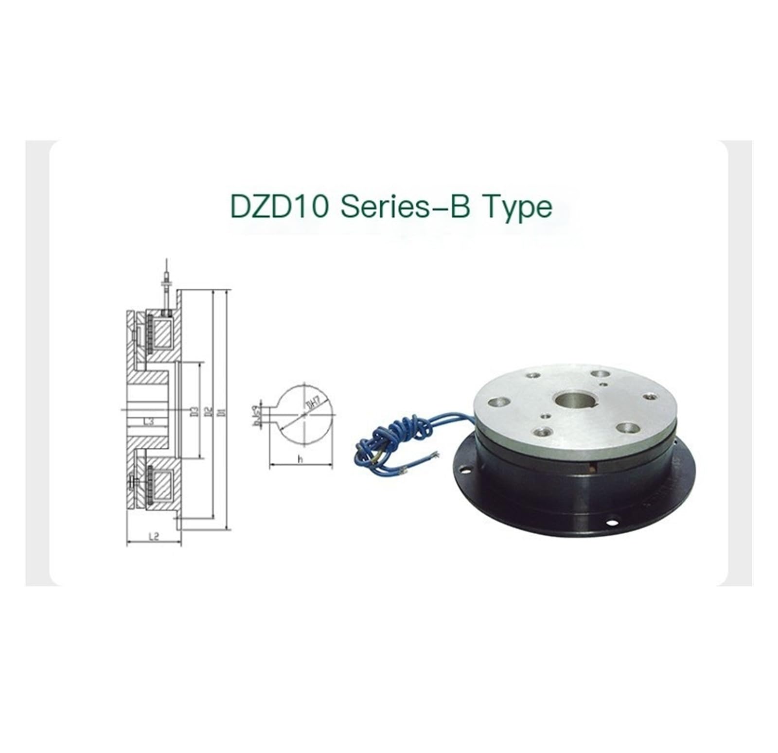 Embrague electromagnético DZD10 DZD10-1-2-4-8-16 Freno electromagnético DC24V