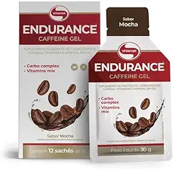 Endurance Energy Gel Mocha Caixa 12 Saches 30g Vitafor