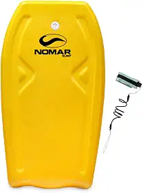 Prancha De Bodyboard Modelo Junior Amarela 87cm Nomar Surf