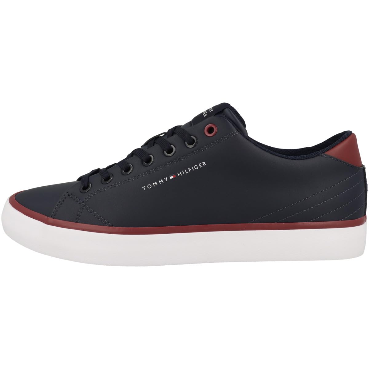 Tommy Hilfiger Blue Polyurethane Men Sneaker - EU40/US7