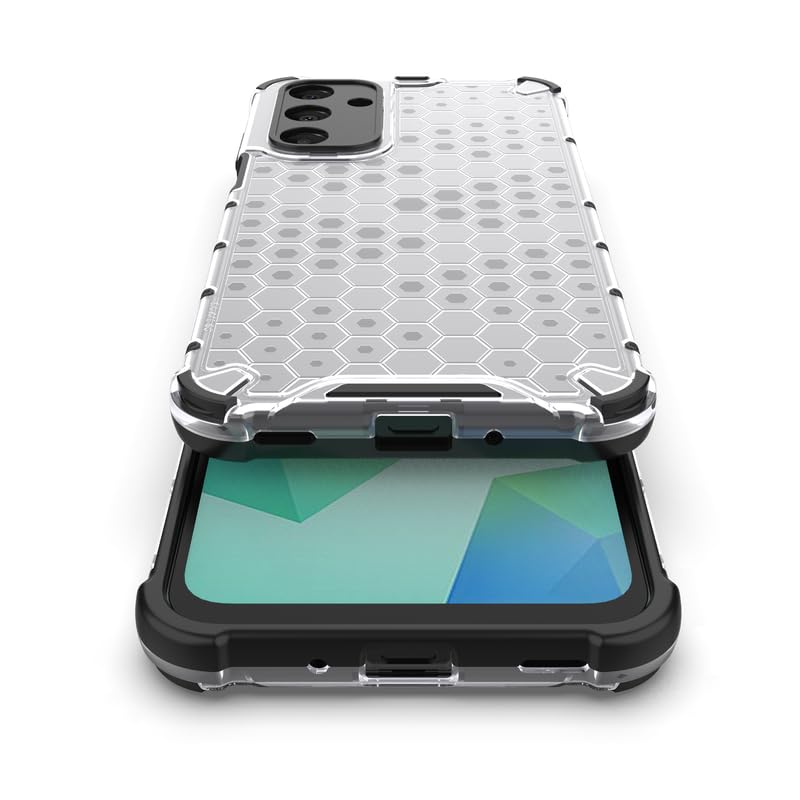 Image of Plastic Bumper Back Case Cover for Samsung Galaxy A16 5G (Transparent)