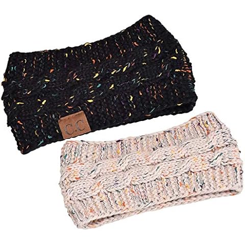 DealKits 2 Stück Damen Gestrickt Stirnband Cover