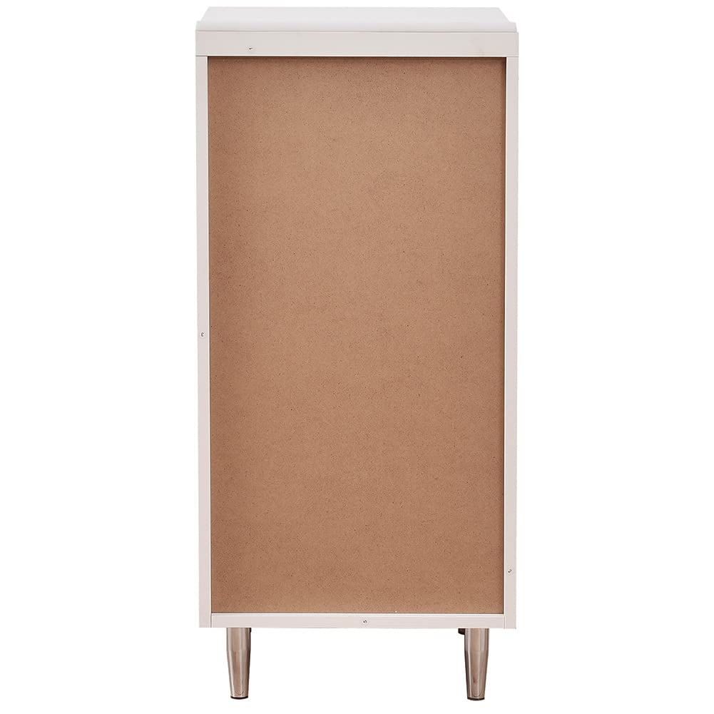 Shally Dogan Mobile Base per Cucina con Anta Singola e Due Scomparti, Mobiletto con Struttura in Legno Robusta e Resistente, Colore Grigio Cemento, Mobile Componibile Dimensioni 40 x 50 x 85H cm