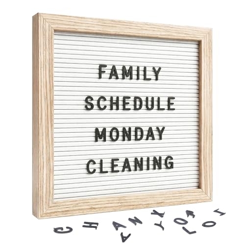 C CRYSTAL LEMON Buchstabentafel (Letter Board) 25 x 25 cm...