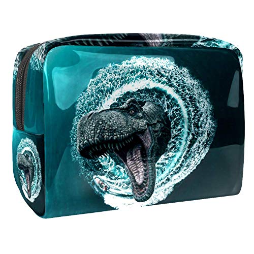 Trousse maquillage pour femmes durable avec finitions soignées motif dino