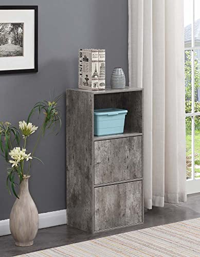 Convenience Concepts Xtra Storage 2 Door Cabinet With Shelf, Faux Birch #TOP7