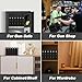 QIRANUI Soft Foam Pistol Rack for Gun Safe, Gun Cabinet, Durable Handgun Stand Organizer Accessories with Gun Slots, Compatible with Size Firearm, Revolver Pistols Holder（6 Positions） ﻿