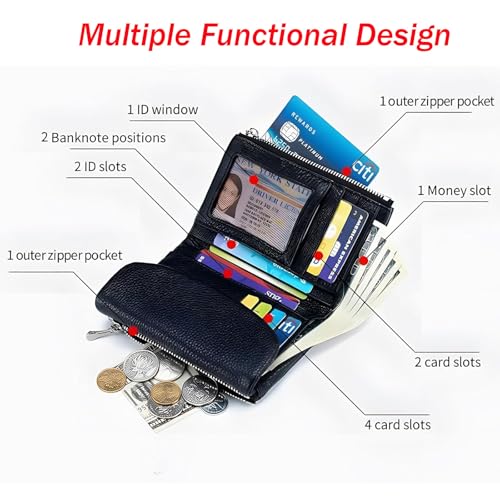 Unisex Pebble Leather Wallet, 2025 Trendy Small Wallets for Women, Women's Genuine Leather Coin Purse (Violet)4