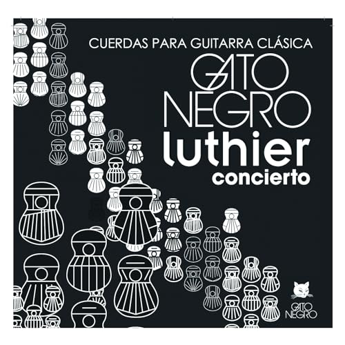 Juego de cuerdas Gato Negro Luthier para guitarra clásica y concierto