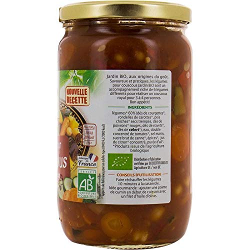 JARDIN BIO ÉTIC LÉGUMES POUR COUSCOUS ET PLATS ORIENTAUX BIO 660 G, JARDIN BIO ETIC, LOT DE 3