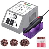 【Beste Produktleistung】High tech geschwindigkeitslager und ein verbesserter Innenmotor sorgen für eine stabile Qualität der Nagelbohrmaschine, leise Stimme und leichte Vibrationen bei der Maniküre.