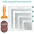 Mckanti 20 Pcs Drywall Repair Kit for Dry Wall Hole Repair, 8/6/4/2 Inch Drywall Patch Kit Wall Repair Kit with Scraper, Sandpaper for Wall Repair, Aluminum Mesh Wall Patches for Wall Hole