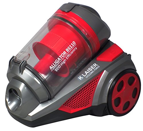 Klaiser Alligator Aspirateur Sans Sac Multi Cyclone Xtreme Force - Puissance 1600W - Pure Air - Ultra Confort - Cordon Extra Long 7 Mètres - Tube...