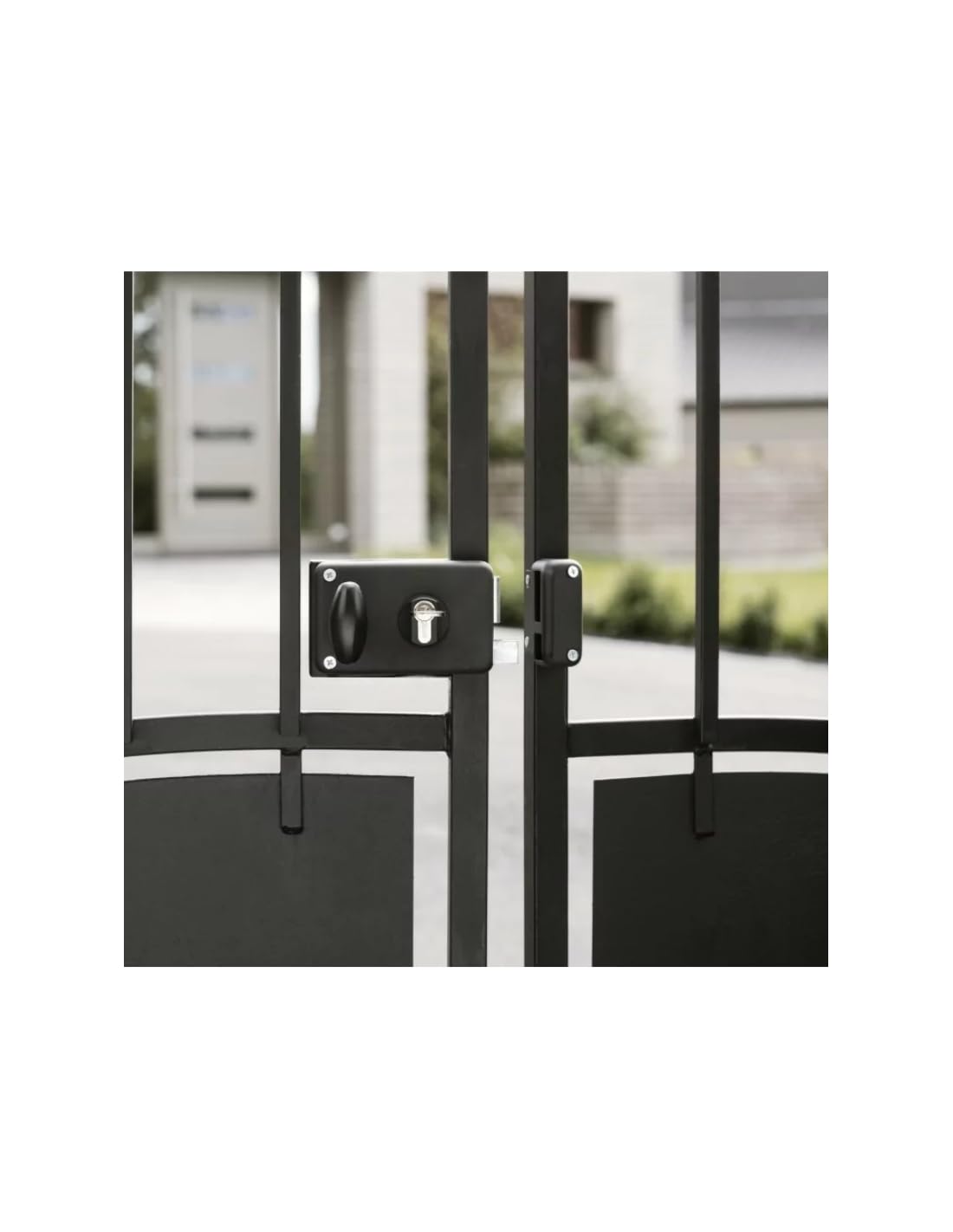 THIRARD Serrure Horizontale en Applique, Double Entrée, Droite, 140 x 88 mm