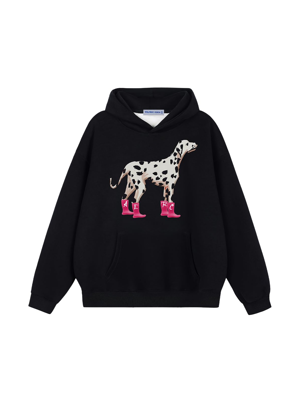 Aelfric Eden Dalmatian Graphic Hoodie męska bluza z kapturem oversize, damska bluza z kapturem Y2K, uniseks, basic, sportowa, sweter z kapturem, retro, streetwear, górna część