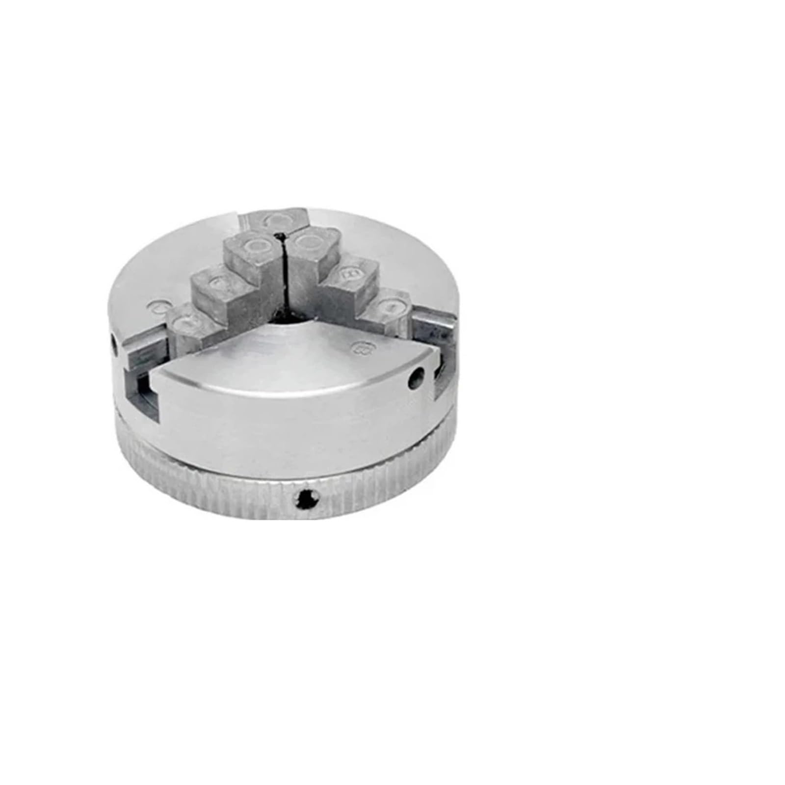 Vierbackenfutter aus Zinklegierung mit Gestänge und selbstzentrierendem Holzbearbeitungsfutter mit optionaler Vorrichtungsbefestigung für kleine Metallwerkzeugmaschinen (3-Backen-Futter)