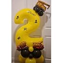 Atpata Funky Construction Theme Foil Balloons Excavator Bulldozer Balloon Dump Truck Forklift Mixer Truck Crane Balloon and Happy Birthday Banner for Boys Construction Birthday Party Supplies gallery image