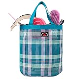 BARN & STABLE Breathable & Waterproof Mesh Horse Grooming Bag with 8 Pockets Tear-Resistant Grooming Tote for Horse Grooming Caddy Bag Organizer to Secure Items (Turqoise)