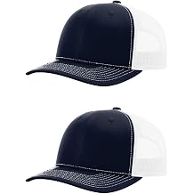 Richardson 112 Plus Trucker Hat R-Flex Adjustable Elastic Sweatband Poly Stretch Mesh Cap OSFM | Bulk Packs Available