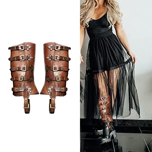 Greaves Boots médiévale avec sangles ajustables pour protection de jambe - 6