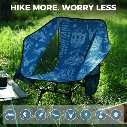 ATEPA Compact Camping Chair Ultra Lightweight Backpacking Chairs for Hiking - image 3