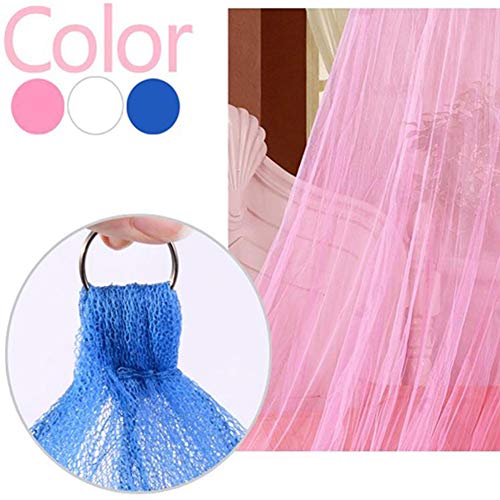 BESTZY Klamboe bed, groot muggennet incl. montagemateriaal, bedhemel, muggenbescherming, muggenbescherming, vliegennet… - Image 3