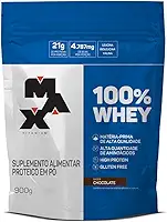 Max Titanium 100% Whey - 900G Refil Chocolate -