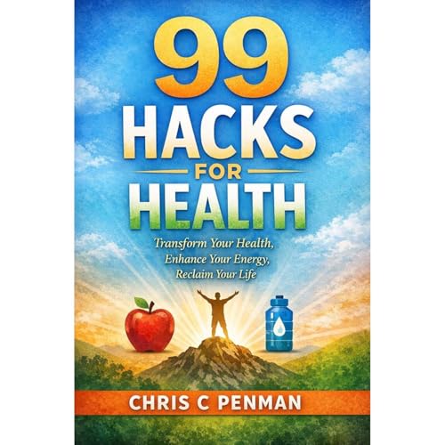 99 HACKS FOR HEALTH Audiolibro Por Chris Penman arte de portada