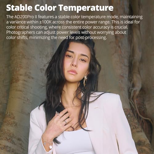 Flash de studio Godox AD200ProII avec tête interchangeable pour éclairage haut de gamme - 5