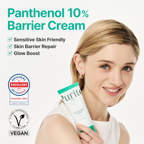 PURITO Panthenol 10% Barrier Cream | Face Moisturizer for Skin Barrier Repair | All skin types, sensitive and blemish-prone skin | Non-Comedogenic, Vegan | Korean Skincare, 100mL, 3.38 fl.oz - Image 3