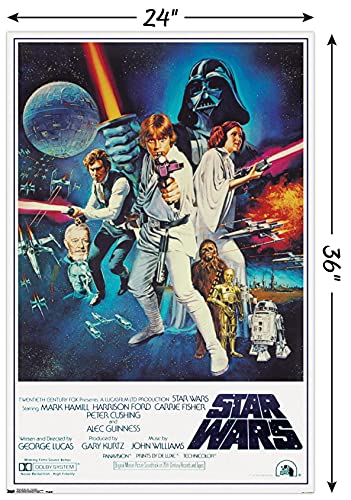 image for Trends International Star Wars IV One sheet Collector's Edition Wall P