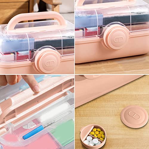 Boîte de premiers secours transparente pour simplifier la routine santé - 4