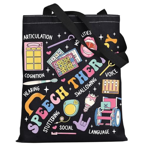 Sac fourre-tout SLP orthophonie cabas enseignant et orthophoniste