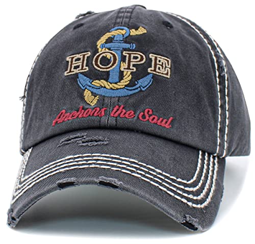 Image of Vacation Beach Camping Womens Baseball Cap Distressed Vintage Unconstructed Embroidered Patch Hat