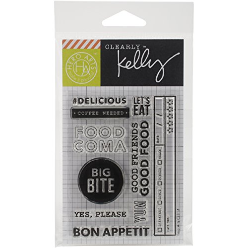 Hero Arts Kelly's Food Coma Stamp Set, Clear