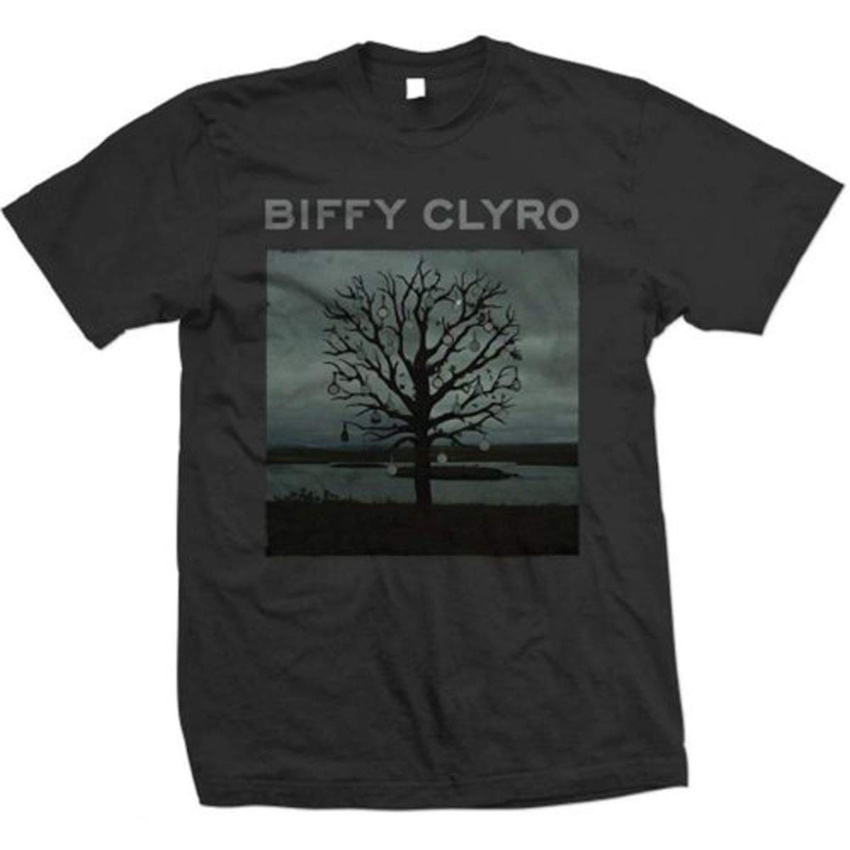 Rock Off Officially Licensed Products Men's Black Biffy Clyro Chandelier Official Tee T-Shirt Unisex (Xx-Large)