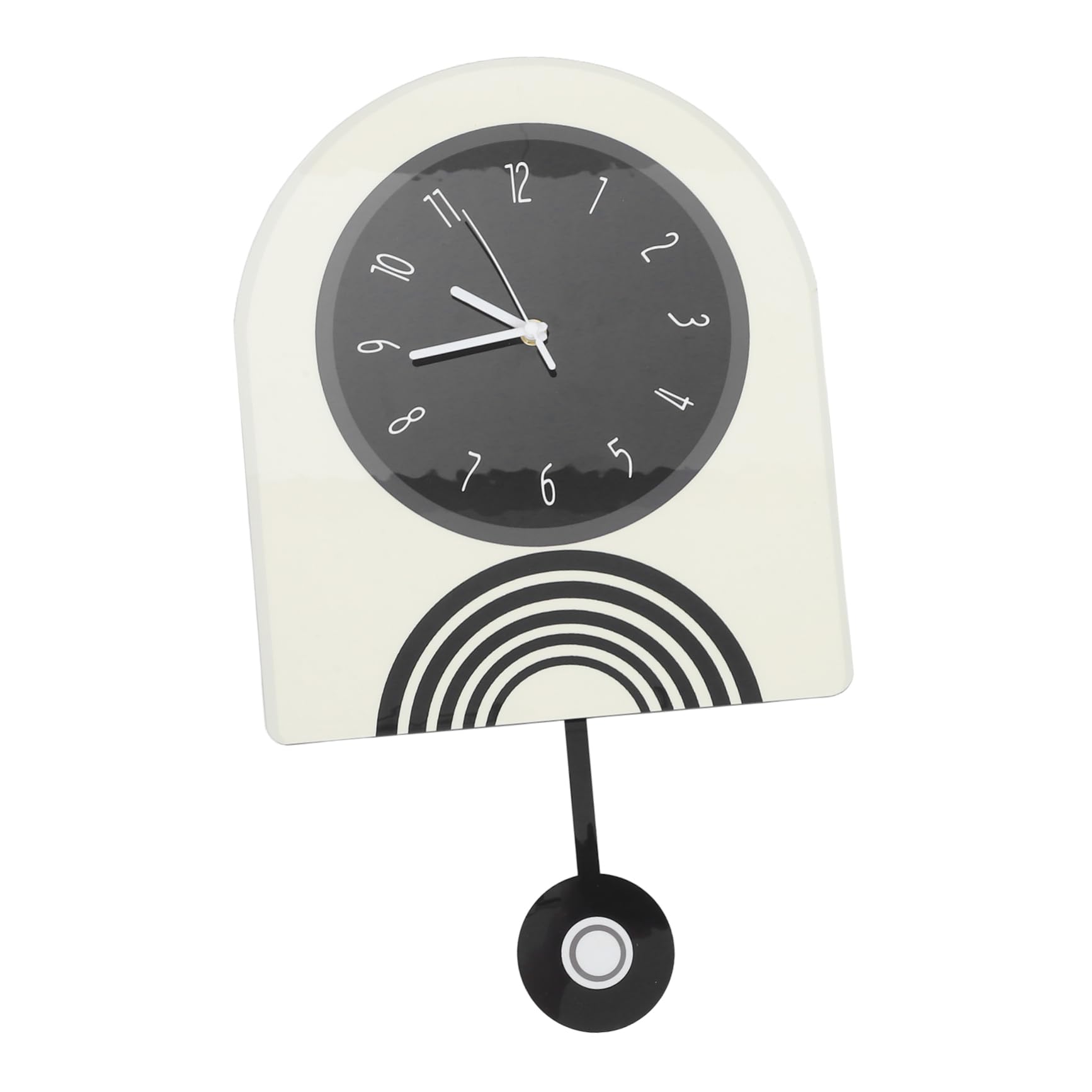 Horloge murale design moderne pour salon et bureau STOBAZA à pendule