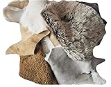 Sheep Scraps, Sheep Leather Remnants, Sheep Wool Scraps and Remnants, Leather Sheepskin Pieces,...