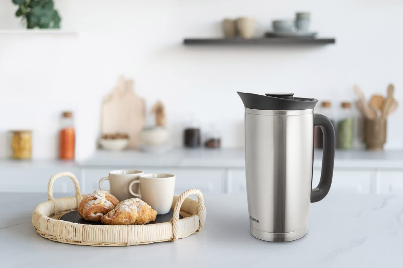 ZOJIRUSHI SK-XAE10XA - Prensa francesa de acero inoxidable aislada al aspiradora