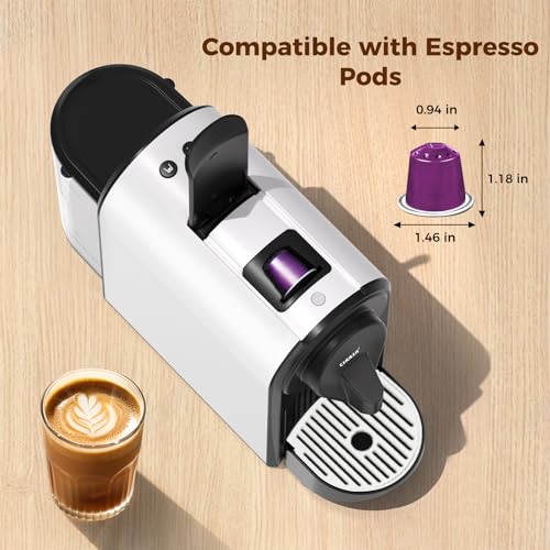 Image of CHULUX Mini Espresso Pod Machine for NS Original Capsule, 20 Bar Single Serve Espresso Coffee Maker, 1400W