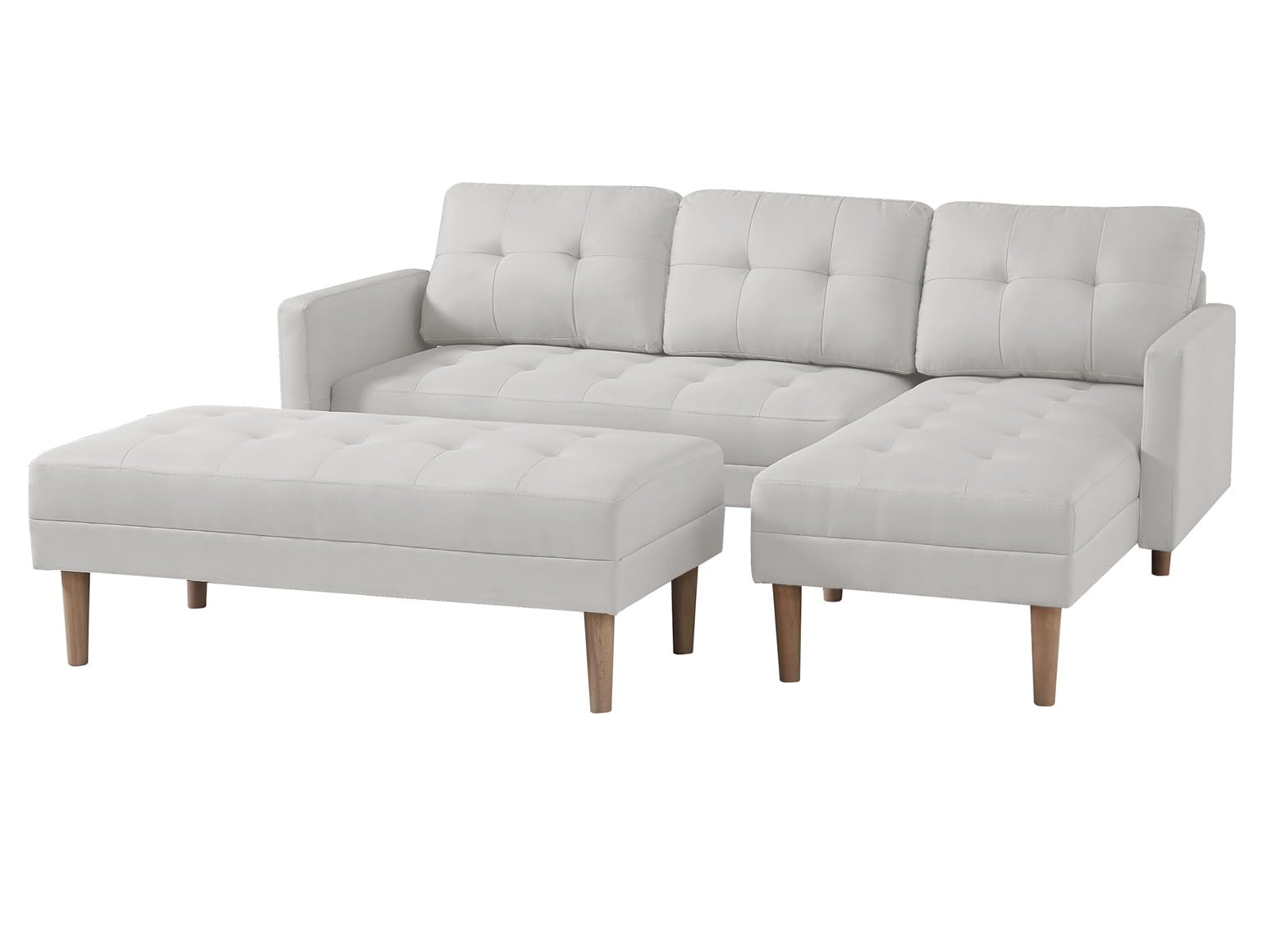 Modern Sectional Sofa Bed, L-Shape Sofa Chaise Lounge(incomplete,Similar)