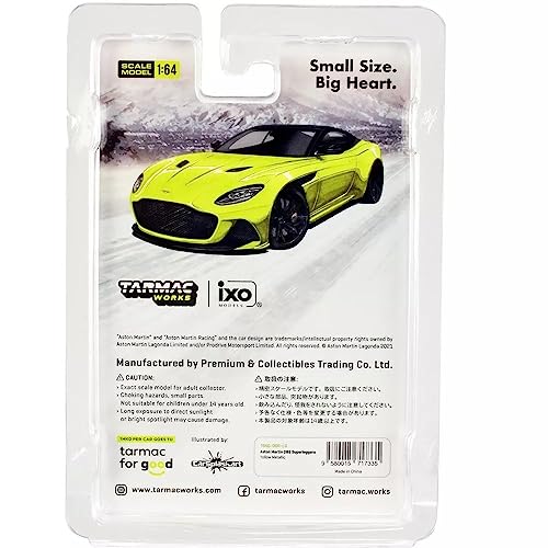 Tarmac Works DBS Superleggera Yellow Metallic 1/64 miniatura 3