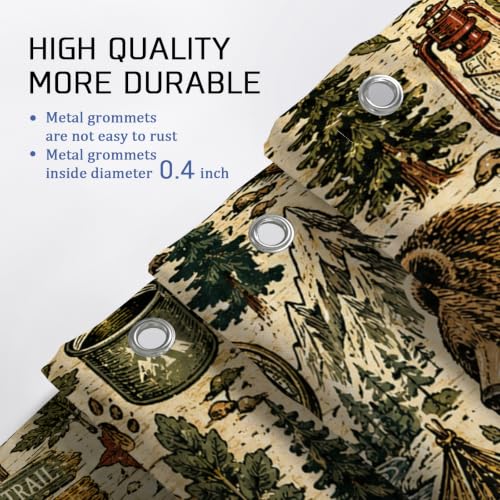 Rideau de douche imperméable et anti-éclaboussures grand format marron - 8