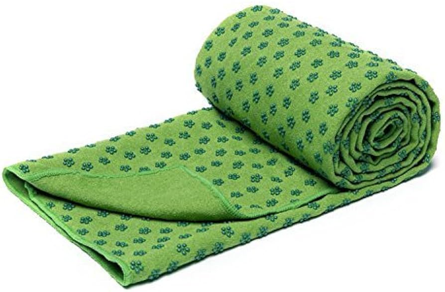 Asciugamano Yoga Antiscivolo 61x183cm - Per Hot Yoga, Leggero E Assorbente (Verde) - Foto 10