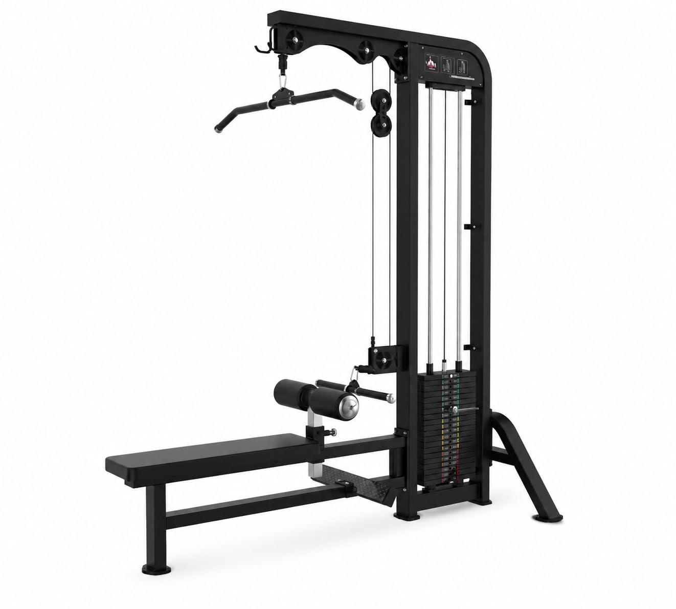 prime series lat pull down machine | 100 kg weight stack | imported heavy duty gym equipment | model no. pfp-lpd-100 | back & lat workout machine